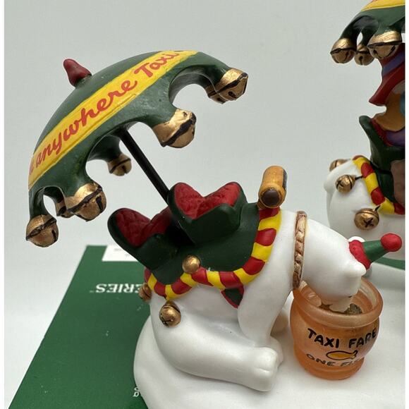 Dept 56 North Pole Series 56-57201 Polar Bear Taxi Service - Picture 3 of 7